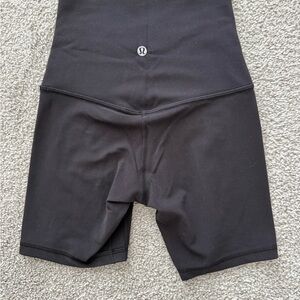 lululemon align extra high rise shorts, size 2 , like new. 6 inch inseam